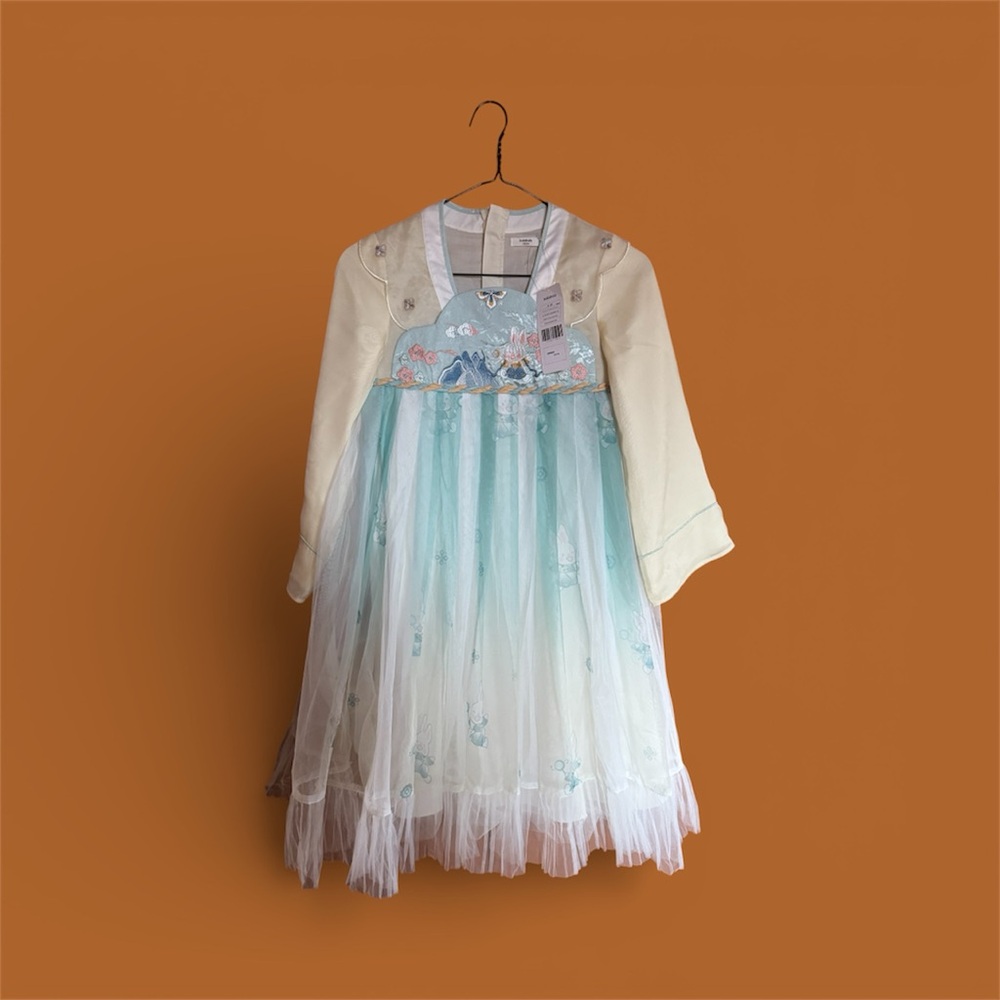 Easter Cottage core Balabala dress girl 8-10